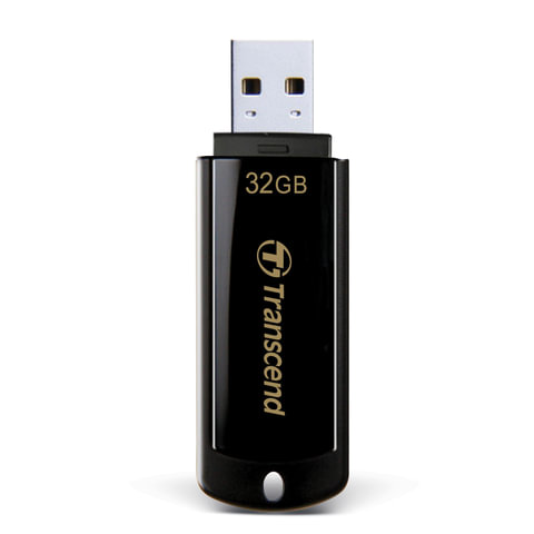 Флеш-память Transcend JetFlash 350, 32Gb, USB 2.0, чер, TS32GJF350 - фото 3