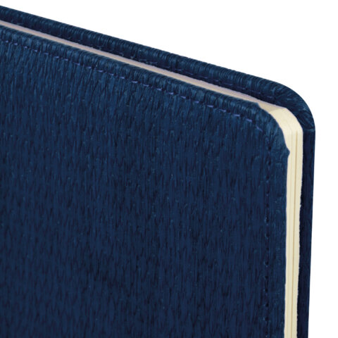 Еженедельник датированный 2026 А5 145х215 мм, BRAUBERG "Augustus", под кожу, темно-синий, 117164 - фото 3