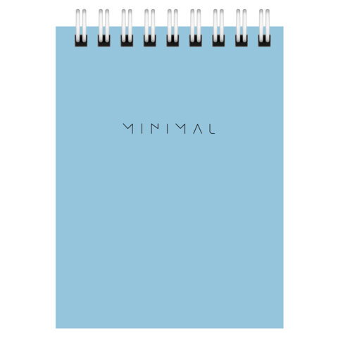 Блокнот МАЛЫЙ ФОРМАТ А7 75х105 мм, 40 л., гребень, картон, клетка, BRAUBERG "Minimal Pastel", 116431 - фото 4