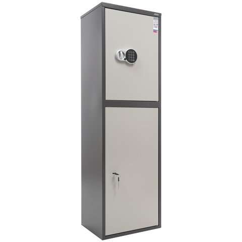 Шкаф металлический для документов AIKO "SL-150/2ТEL" ГРАФИТ, 1490х460х340 мм, 36 кг, S10799152902 - фото 1