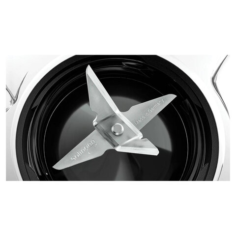 Блендер стационарный BOSCH MMB2111T, 450 Вт, 1 скорость, чаша 0,6 л, пластик, серебристый - фото 3