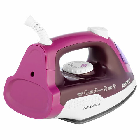 Утюг CENTEK CT-2348, 1800 Вт, антипригарное покрытие, антикапля, антинакипь, фиолетовый, CT-2348 VIOLET - фото 6