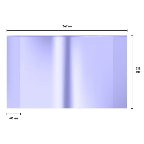 Обложки ПП для тетрадей и дневников ERICH KRAUSE "Fizzy Pastel", КОМПЛЕКТ 12 шт., 100 мкм, 212x347 мм, 49915 - фото 11