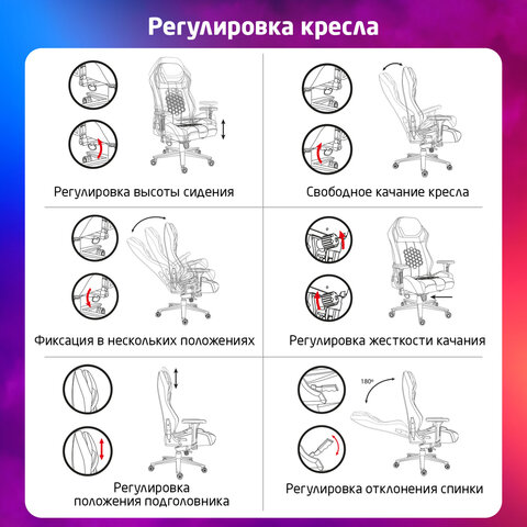 Кресло BRABIX PREMIUM "Tanos GM-180", мультиблок, 4D подлокотники, литой поролон, черное/желтое, 532953 - фото 11