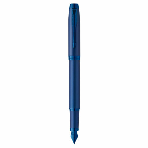 Ручка перьевая PARKER "IM Professionals Monochrome Blue", синий металлик, нержавеющая сталь, синяя, 2172964 - фото 2