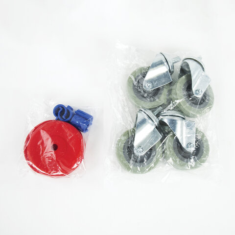 Тележка уборочная BRABIX, 2-съемных ведра по 15 л, отжим, корзина, держатель для мусорного мешка с поддерживающей платформой, 601500 - фото 12