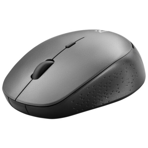 Мышь беспроводная DEFENDER Auris MB-027, USB, 3 кнопки + 1 колесо-кнопка, оптическая, серая, 52029 - фото 2