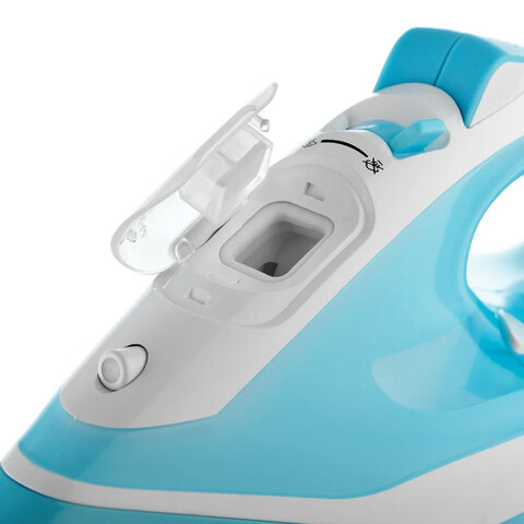 Утюг BRAYER BR4000, 2600 Вт, керамическое покрытие, самоочистка, антикапля, автоотключение, голубой - фото 4