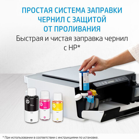 Чернила HP GT53XL (1VV21AE) для InkTank 315/410/415, SmartTank 500/515/615, черные, ресурс 6000 страниц, оригинальные - фото 3