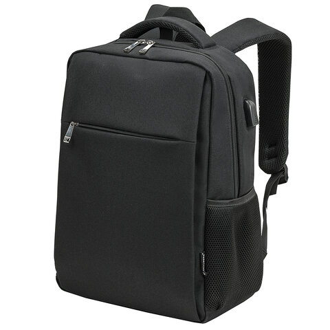 Рюкзак BRAUBERG FUNCTIONAL с отделением для ноутбука, USB-порт, багажная лента, Firm, 43x30x15 см, 272576 - фото 1