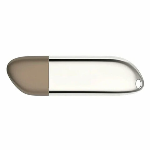 Флеш-диск 64 GB NETAC U352, USB 2.0, металлический корпус, серебристый, NT03U352N-064G-20PN - фото 2