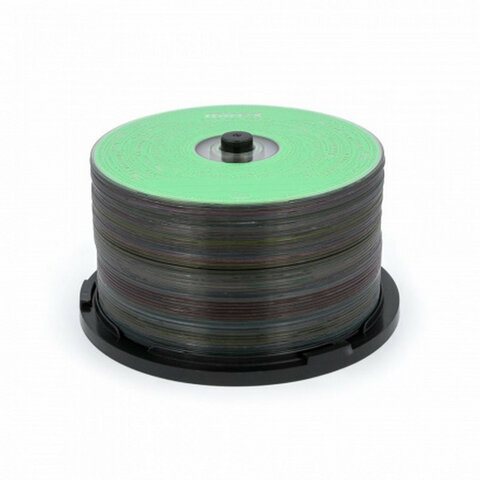 Диск CD-R MIREX Random Color, 700 Мб, 48x, Cake Box (упаковка на шпиле), КОМПЛЕКТ 50 шт., цветные, UL120009A8B - фото 8