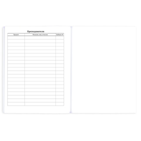 Дневник 1-11 класс 40 л., на скобе, ПИФАГОР, обложка картон, МИКС "Универсальный", 107578 - фото 12