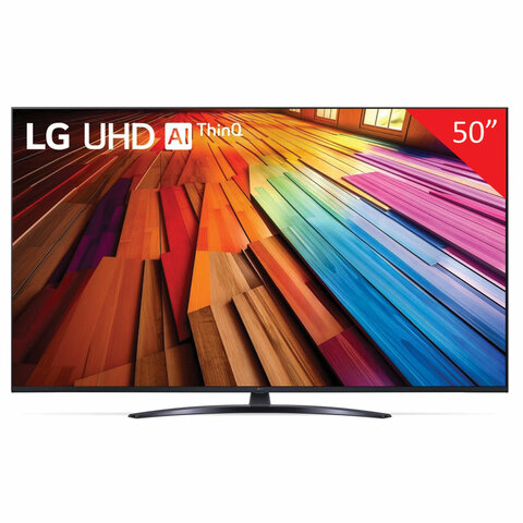 Телевизор LG 50UT81006LA, 50" (127 см), 3840 x 2160, 4K, 16:9, SmartTV, Wi-Fi, черный - фото 1
