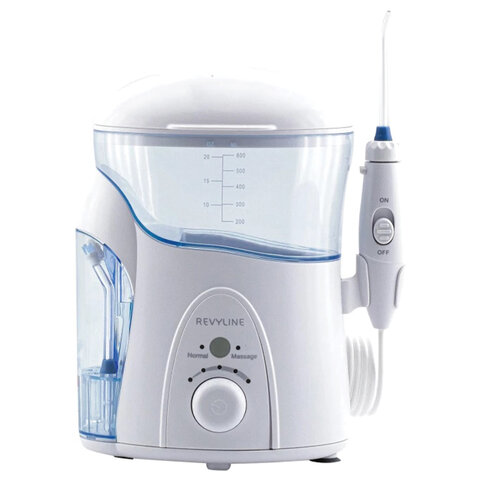Ирригатор для полости рта REVYLINE RL 500, стационарный, емкость резервуара 0,6 л, 7 насадок, белый - фото 1