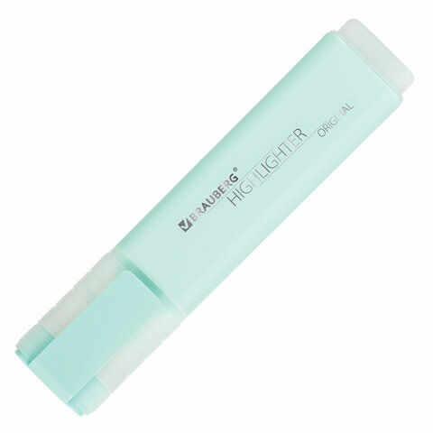 Текстовыделитель BRAUBERG "ORIGINAL PASTEL", БИРЮЗОВЫЙ, линия 1-5 мм, 151694 - фото 3