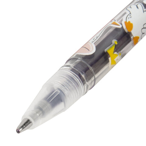 Ручки гелевые С БЛЕСТКАМИ BRAUBERG KIDS "CUTE ANIMALS", НАБОР 6 ЦВЕТОВ, корпус с печатью, узел 1 мм, линия письма 0,7 мм, 144443 - фото 6