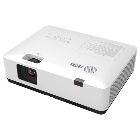 Проектор CACTUS CS-S2.WT, 3 LCD, 1024x768, 16:9, 4:3, 40000 лм, 15000:1, 3,26 кг - фото 1