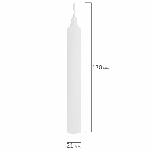 Свечи хозяйственные Maxi Life, до 6 часов, КОМПЛЕКТ 25 шт., H=170 мм, D=21 мм, в коробке, LAIMA, 609203 - фото 4