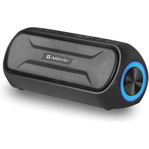 Колонка портативная DEFENDER Enjoy S1000, 2.0, 20 Вт, bluetooth, microUSB, черная, 65688 - фото 1