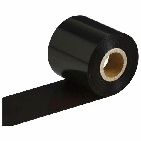 Риббон WAX/RESIN, 30 мм х 300 м, диаметр втулки 25,4 мм (1 дюйм), красящий слой наружу (OUT), 364616 - фото 1