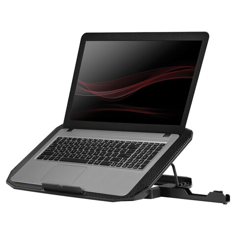 Подставка для ноутбука DEFENDER NS-513 15.6", 2 USB, держатель для смартфона, 2 вентилятора, 29513 - фото 3
