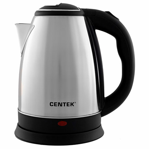 Чайник CENTEK CT-1068, 2 л, 2000 Вт, закрытый нагревательный элемент, сталь - фото 1