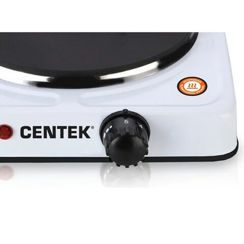 Настольная электрическая плита CENTEK CT-1506, 1000 Вт, 1 конфорка, 5 режимов нагрева, белая - фото 4