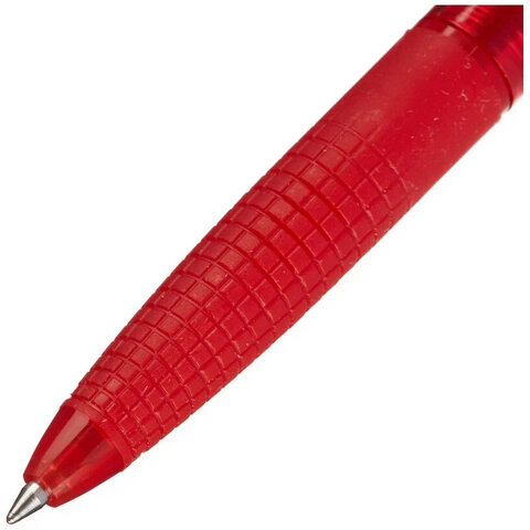 Ручка шариковая автоматическая с грипом PILOT Super Grip G, КРАСНАЯ, линия 0,22 мм, BPGG-8R-F R - фото 2