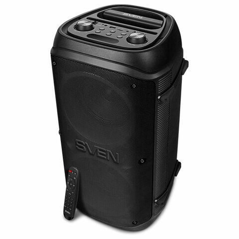 Колонка портативная SVEN PS-800, 100 Вт, TWS, Bluetooth, FM, USB, microSD, LED-дисплей, черная, SV-021511 - фото 6