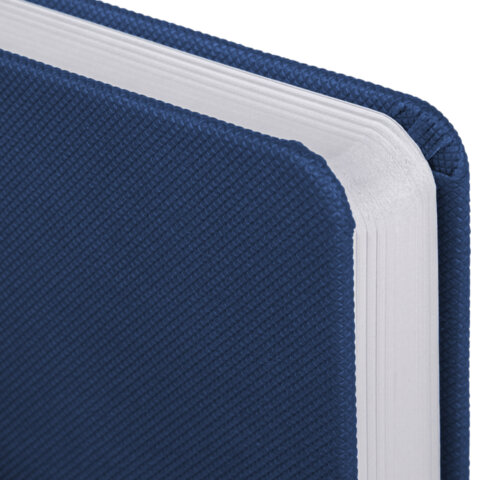 Ежедневник датированный 2026, А5, 138x213 мм, BRAUBERG "Control", под кожу, держатель для ручки, синий, 117121 - фото 3