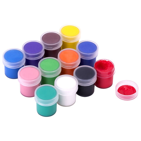 Гуашь BRAUBERG "МИЛЫЕ КОТЫ", 12 цветов по 10 мл, 192640 - фото 3