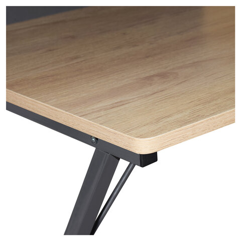 Стол на металлокаркасе BRABIX "LOFT CD-007", 800х500х840 мм, органайзер, комбинированный, 641227 - фото 6