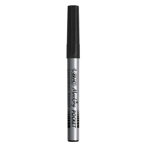 Маркер перманентный BIC "Marking Fine ECOlutions", ЧЕРНЫЙ, круглый наконечник 1,1 мм, 8209022 - фото 4