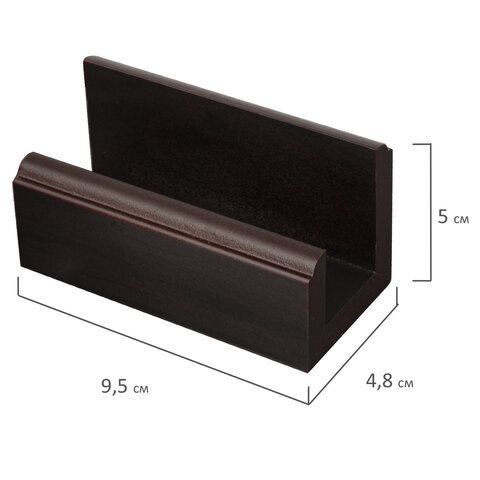 Набор подарочный настольный BESTAR "Apollon" из дерева, 6 предметов, цвет "орех", 236352 - фото 5