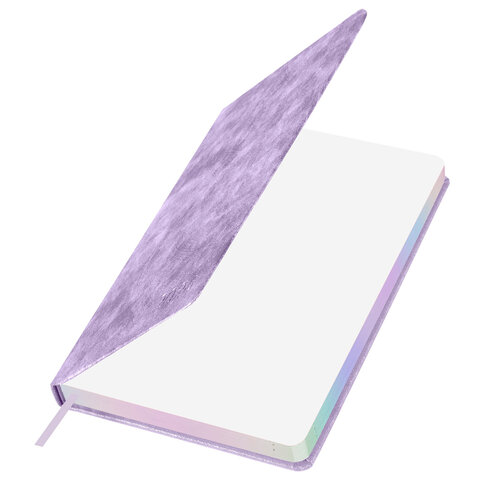 Ежедневник датированный 2026 А5 138х213 мм, BRAUBERG "Ice", под кожу, сиреневый, 117392 - фото 3
