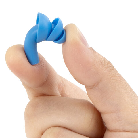 Беруши многоразовые термопластэластомерные без шнурка, 1 пара в контейнере, SNR 32 дБ, RABBITEX (РАББИТЕКС), 671316 - фото 8