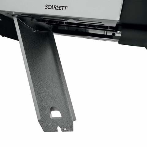 Тостер SCARLETT SC-TM11012, 650 Вт, 2 тоста, 6 режимов, металл/пластик, черный/серебро - фото 2