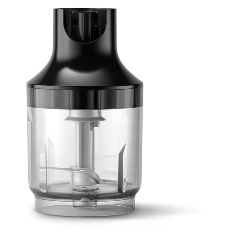 Блендер погружной PHILIPS HR2543/90, 700 Вт, 2 скорости, 3 насадки, стакан, черный - фото 2