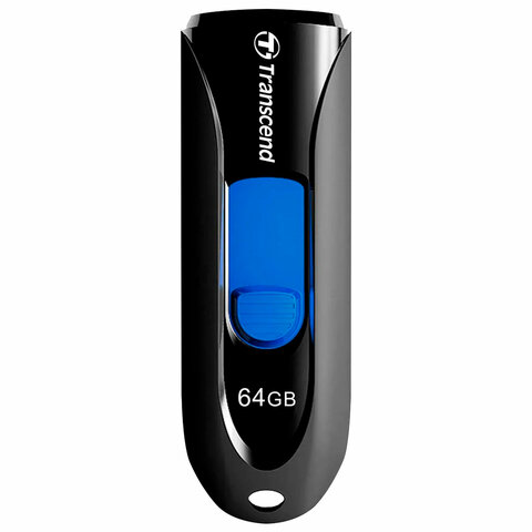 Флеш-диск 64 GB TRANSCEND JetFlash 790, USB 3.1, черный, TS64GJF790K - фото 1