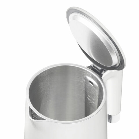 Чайник электрический с двойными стенками BQ (БИ-КЬЮ) KT1720P, 1,5 л, 2200 Вт, белый, 86198280 - фото 2
