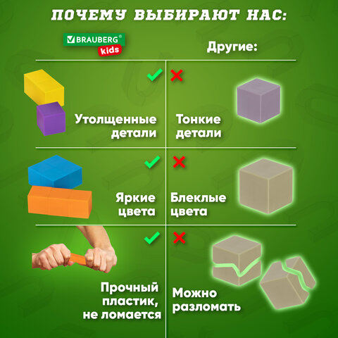 Магнитный конструктор MAGNETIC CUBES "КУБИЧЕСКИЙ", 48 магнитных кубиков, BRAUBERG KIDS, 665723 - фото 18