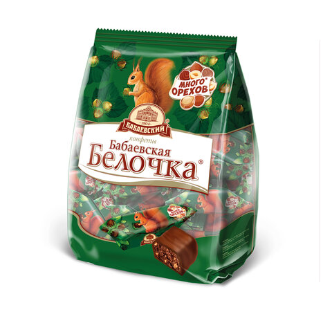 Конфеты шоколадные БАБАЕВСКИЙ "Белочка" 200 г, ББ16927 - фото 2