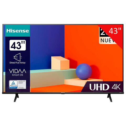 Телевизор HISENSE 43A6K, 43" (108 см), 3840 x 2160, 4K, 16:9, SmartTV, Wi-Fi, черный - фото 4