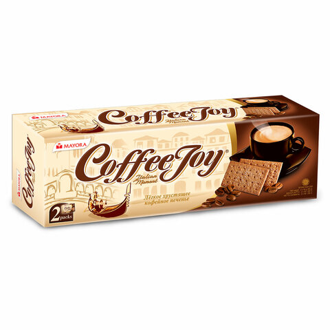 Печенье песочное "Coffee Joy" с кофейным вкусом 78 г, ИНДОНЕЗИЯ - фото 1