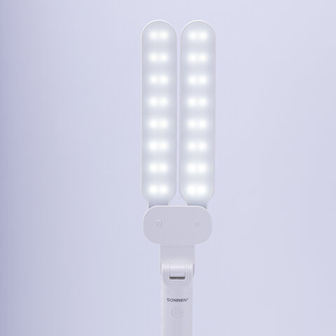 Настольная лампа / светильник беспроводная SONNEN PT-202, подставка для книг, USB, LED, 5 Вт, 3 режима, 238780 - фото 9