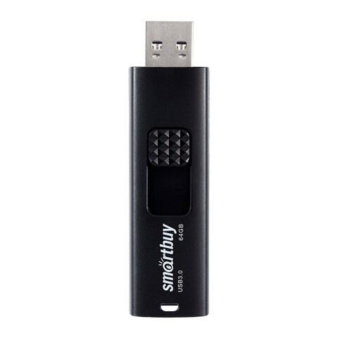 Флеш-диск 64 GB SMARTBUY Fashion USB 3.0, черный, SB064GB3FSK - фото 4