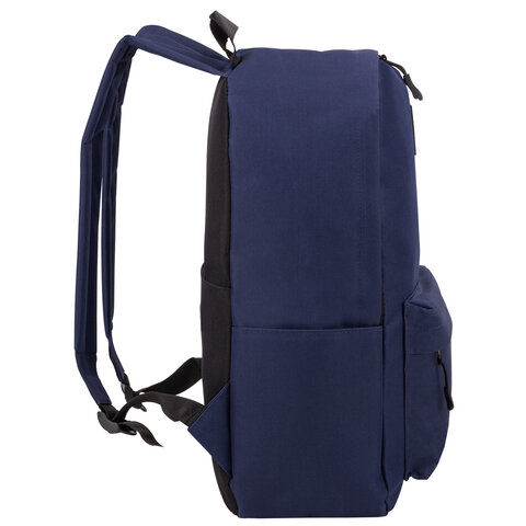 Рюкзак BRAUBERG POSITIVE универсальный, карман-антивор, "Dark blue", 42х28х14 см, 270775 - фото 6