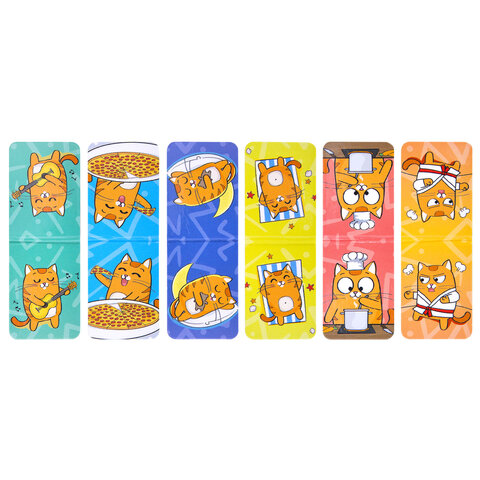 Закладки для книг МАГНИТНЫЕ, "АССОРТИ 5 ДИЗАЙНОВ ЗВЕРЯТА", 6 штук, 35x25 мм, FUNSTER (ФАНСТЕР), 116651 - фото 9