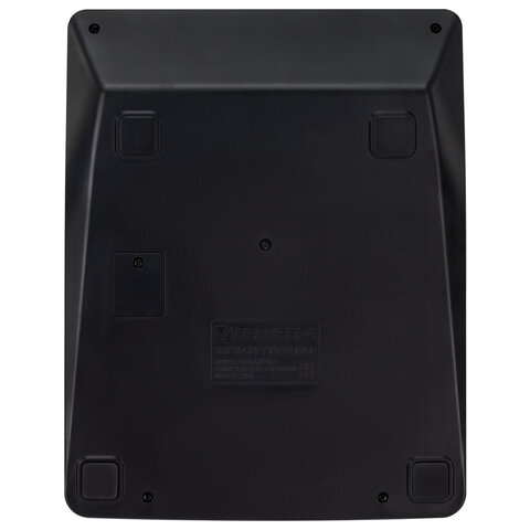 Калькулятор настольный BRAUBERG AAA-888 (202x159 мм), 12 разрядов, ЧЕРНЫЙ, двойное питание, 273981 - фото 2